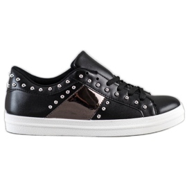 SHELOVET Sneakers Nere Con Ornamenti nero