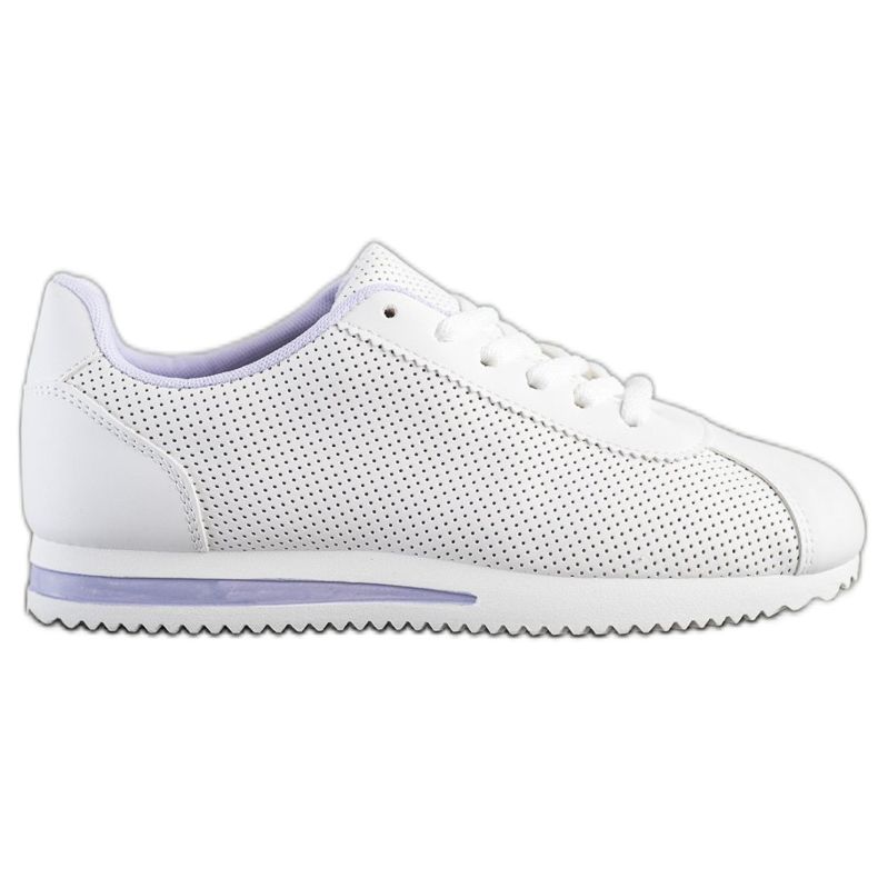 SHELOVET Eleganti sneakers traforate bianca