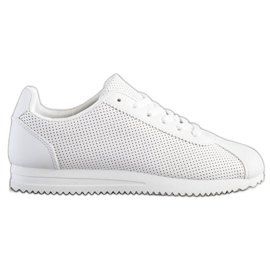 SHELOVET Eleganti sneakers traforate bianco