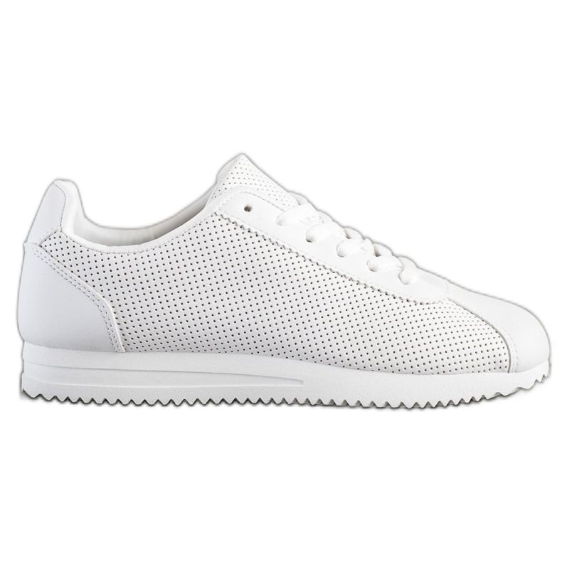 SHELOVET Eleganti sneakers traforate bianca