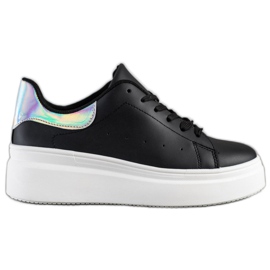 SHELOVET Scarpe da ginnastica comode nero