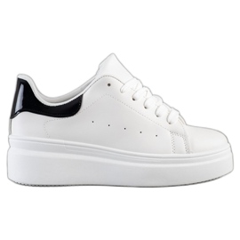 SHELOVET Scarpe da ginnastica comode bianca