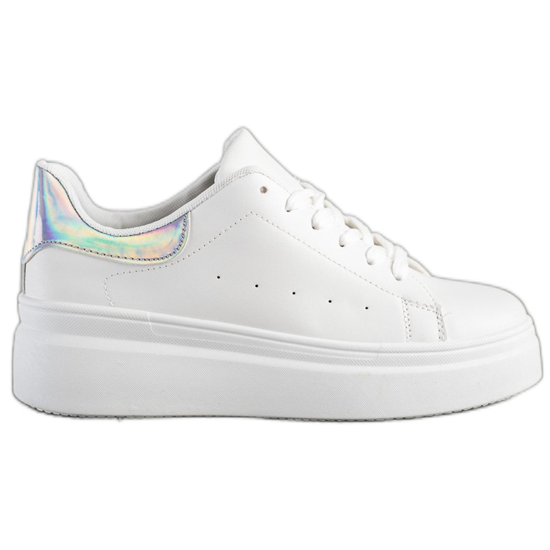 SHELOVET Scarpe da ginnastica comode bianca