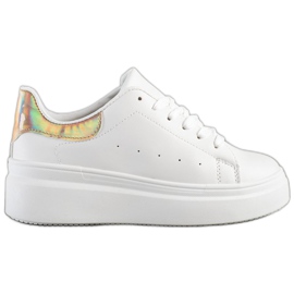 SHELOVET Scarpe da ginnastica comode bianco