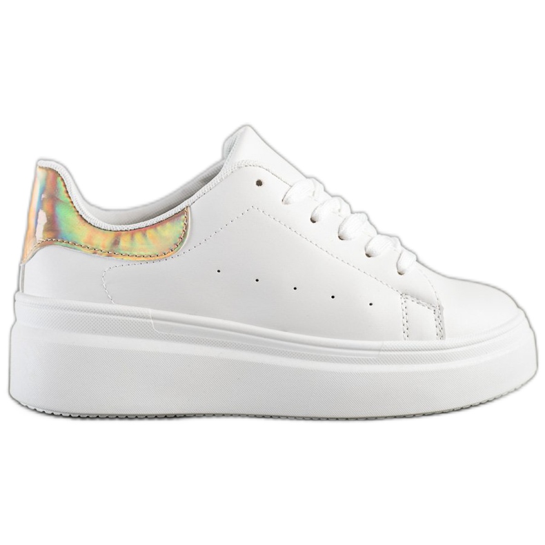 SHELOVET Scarpe da ginnastica comode bianca