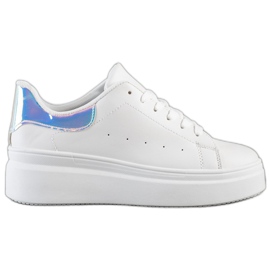 SHELOVET Scarpe da ginnastica comode bianca