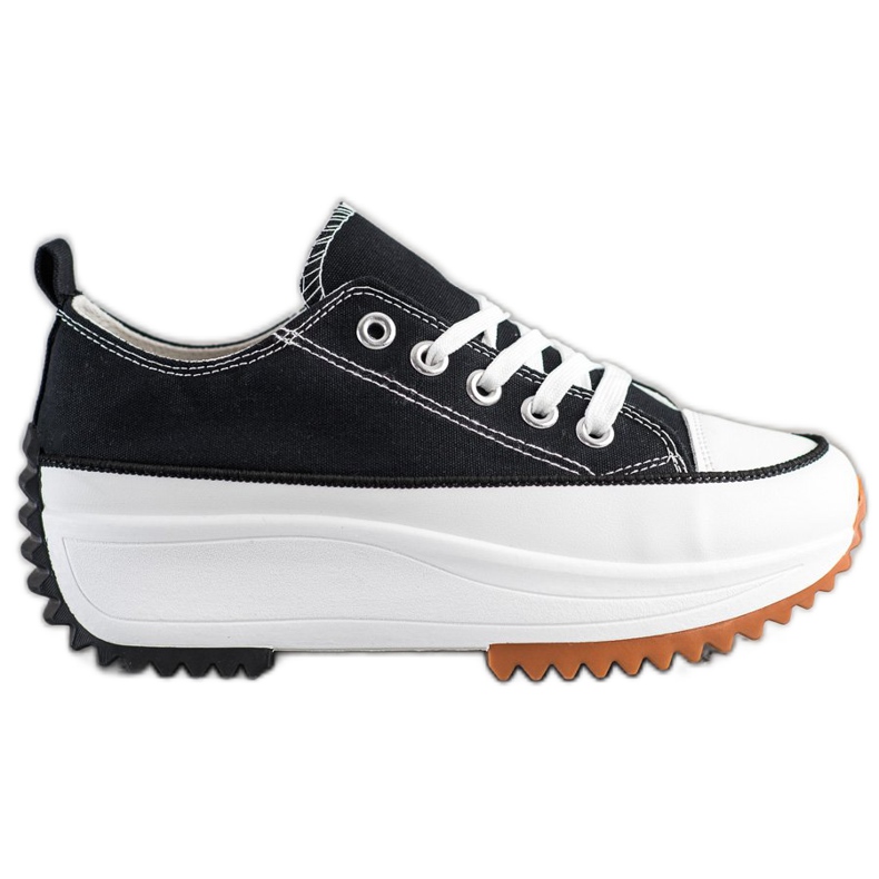SHELOVET Scarpe Da Ginnastica Su Una Piattaforma Alta nero