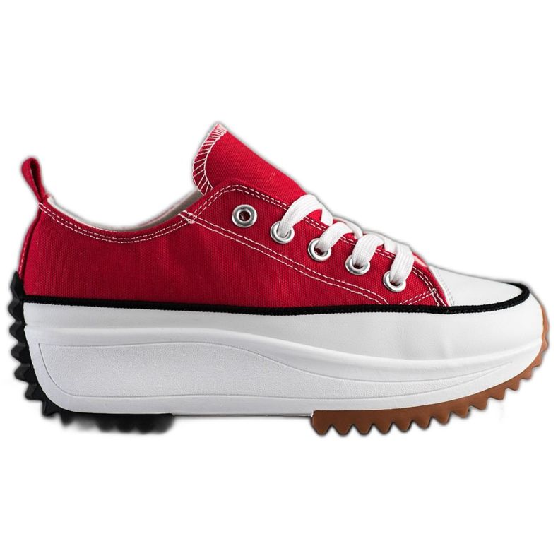 SHELOVET Scarpe Da Ginnastica Su Una Piattaforma Alta rosso