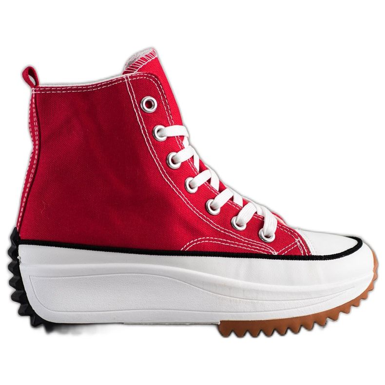 SHELOVET Sneakers Alte Sulla Piattaforma rosso