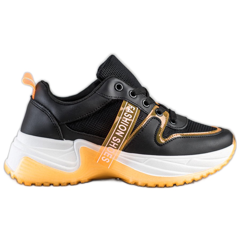 SHELOVET Scarpe da ginnastica con scarpe alla moda in rete nero