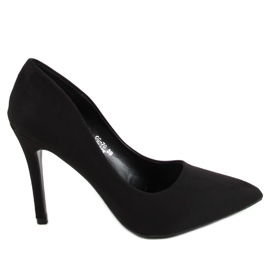 Décolleté su camoscio nero GG-70 Black