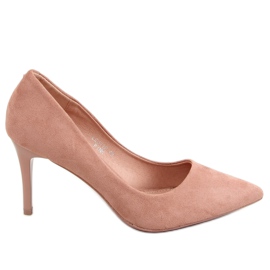 Comode décolleté su rosa sporco LE012P Pink pin