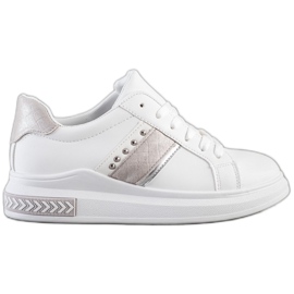 SHELOVET Scarpe da ginnastica bianche bianca