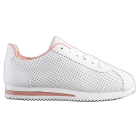 SHELOVET Eleganti sneakers traforate bianco