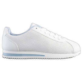 SHELOVET Eleganti sneakers traforate bianca