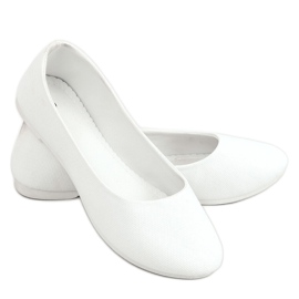 Ballerine da donna bianche JX38 White bianca