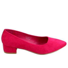 Décolleté tacco basso fucsia CC205P Fuchsia rosa