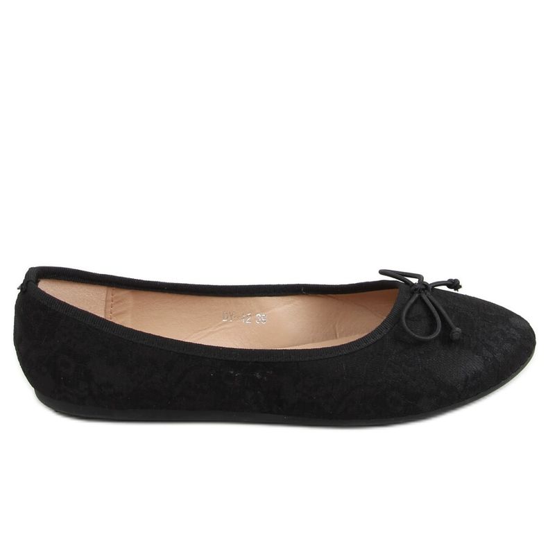 Ballerine in pizzo nero DY-12 Black