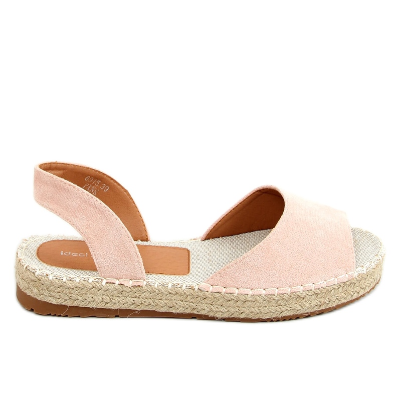 Espadrillas open toe rosa 6915 Pink
