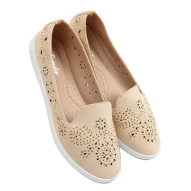 Signori traforati beige DY-09 Albicocca
