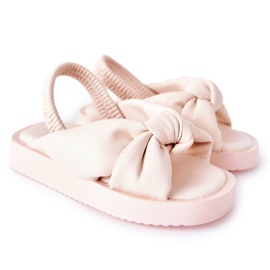 FR1 Sandali Per Bambini Con Gomma Da Masticare Rosa A Costine