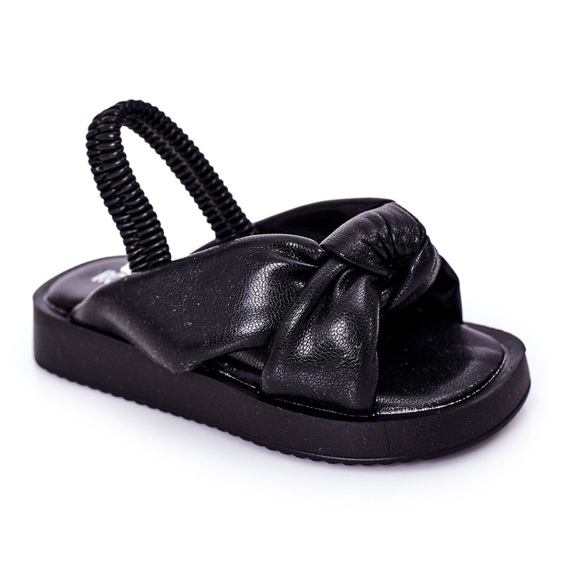 FR1 Sandali Per Bambini Con Polsino Nero Bubble Gum