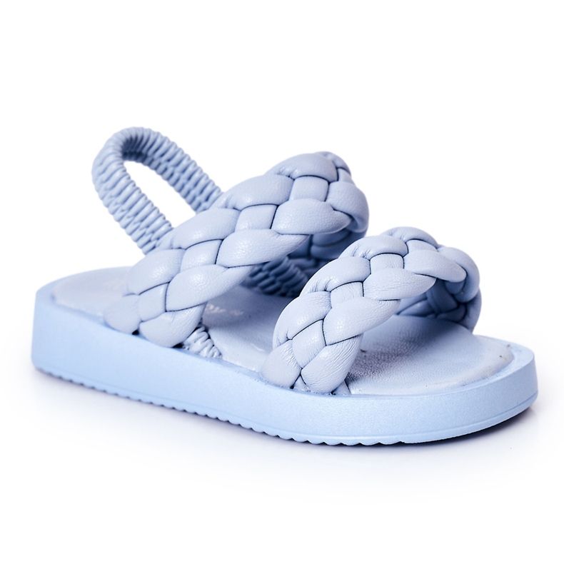 FR1 Sandali per bambini con cutie-pie blu a coste