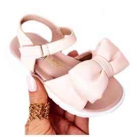 FR1 Sandali Per Bambini Con Fiocco Rosa Abbie