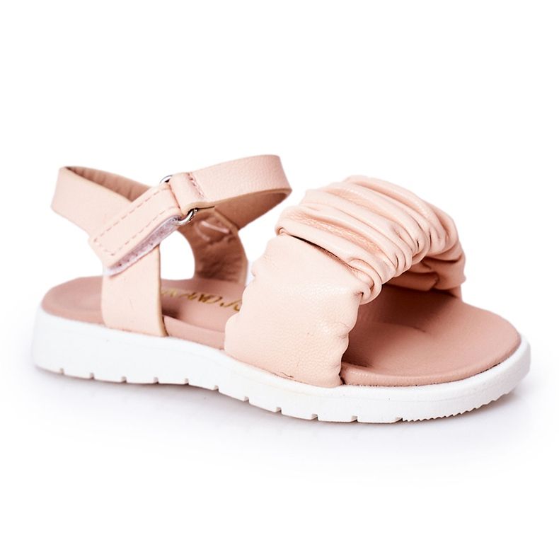 FR1 Sandali Per Bambini Con Velcro Rosa Aimy