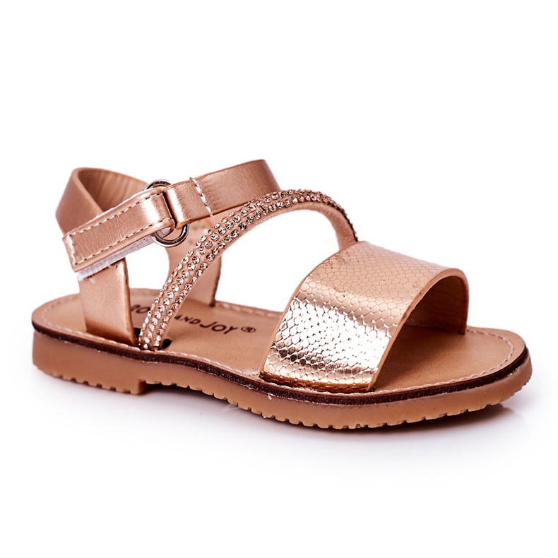 FR1 Sandali Per Bambini Con Paillettes Rose Gold Blake d'oro