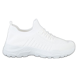 Sweet Shoes Scarpe da ginnastica casual senza lacci bianco