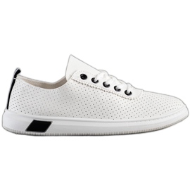 SHELOVET Sneakers traforate bianca