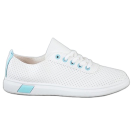 SHELOVET Sneakers traforate bianca