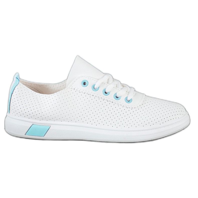 SHELOVET Sneakers traforate bianca