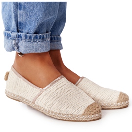 Espadrillas Su Paglia Suola Lu Boo Ecru beige