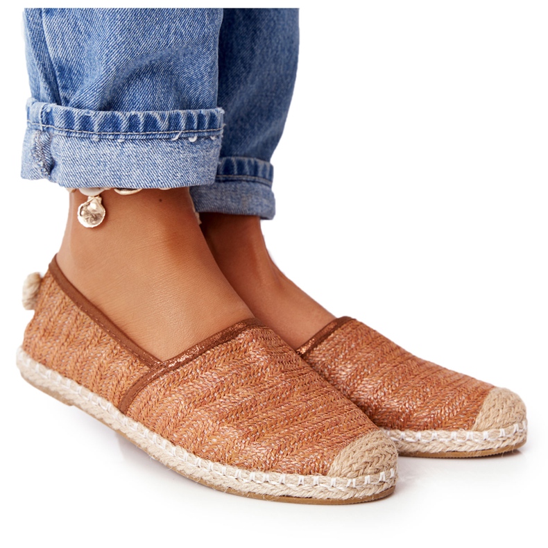 Espadrillas Su Paglia Lu Boo Suola Marrone