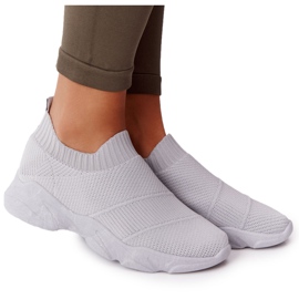 PS1 Scarpe sportive da donna Slip-on Grey Yoga Class grigio