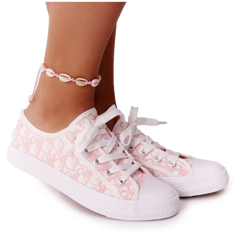 PS1 Sneakers da donna con logo Bianco-Rosa Day Off bianca