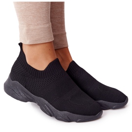 PS1 Scarpe sportive da donna Slip-on Black Yoga Class nero