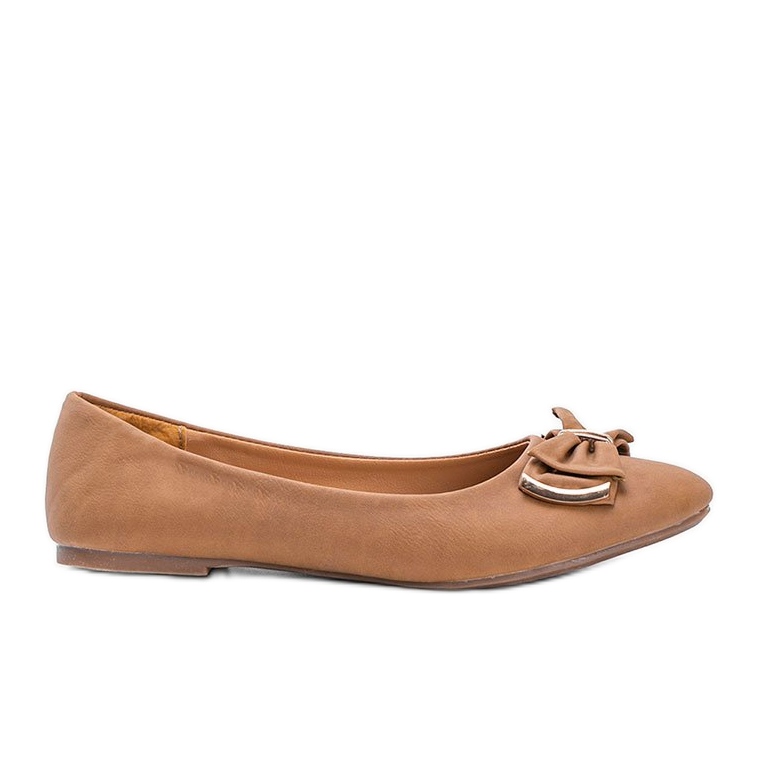 Ballerine cammello con fiocco Best of marrone