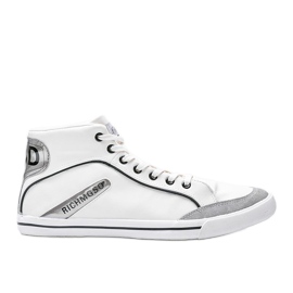 Sneakers bianche da uomo alte alla caviglia di Hugo bianca