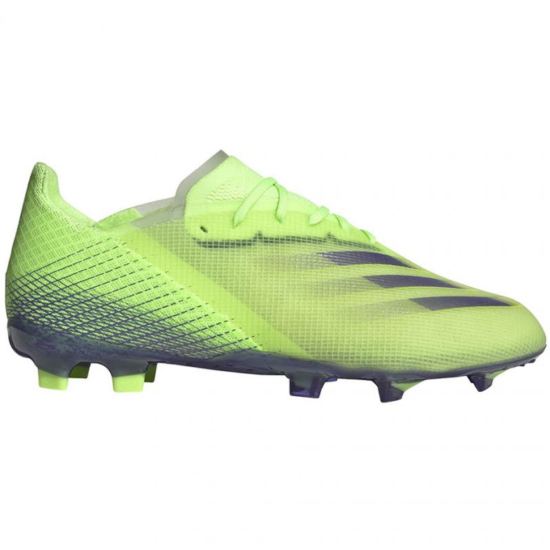 Scarpe da calcio Adidas X Ghosted.1 Fg Jr EG8180 multicolore verde