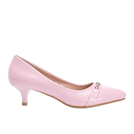 BM Décolleté rosa su tacco basso Candy