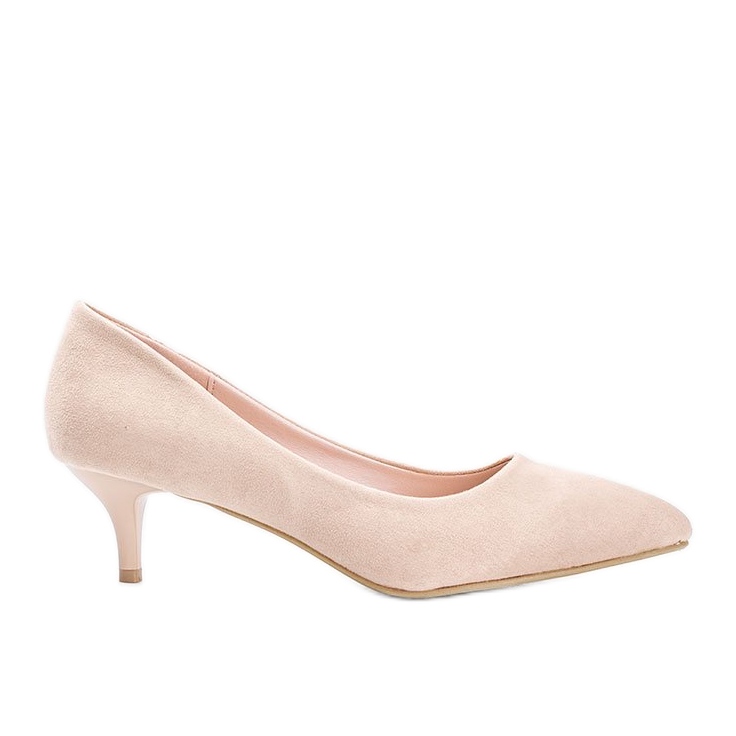 Décolleté beige sul tacco basso Like you