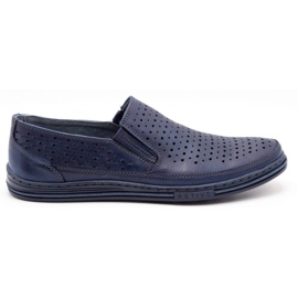 Polbut Scarpe traforate da uomo 2107P blu navy