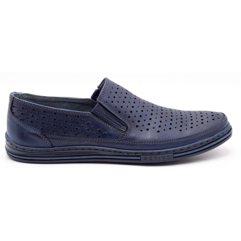 Polbut Scarpe traforate da uomo 2107P blu navy