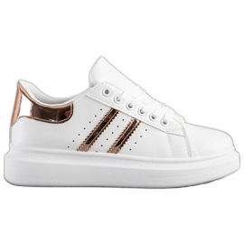 SHELOVET Sneakers Classiche Con Righe bianco