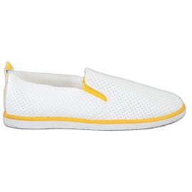 Sun Color Slip in ecopelle bianco