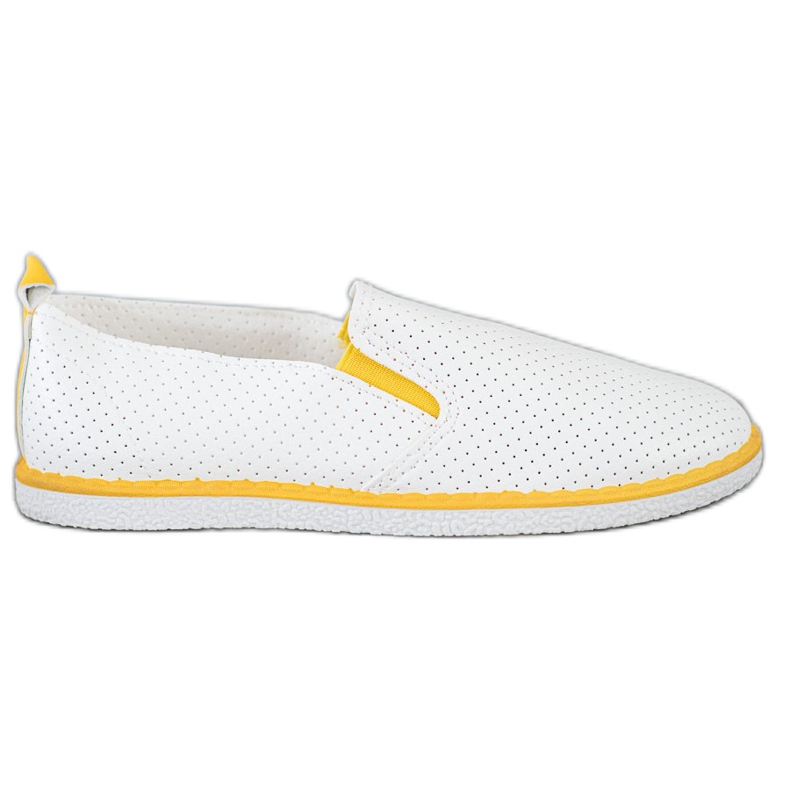 Sun Color Slip in ecopelle bianca