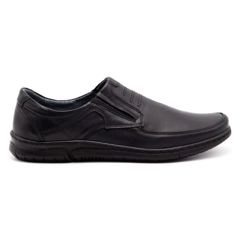 Olivier Scarpe slip-on da uomo 7053 nere nero